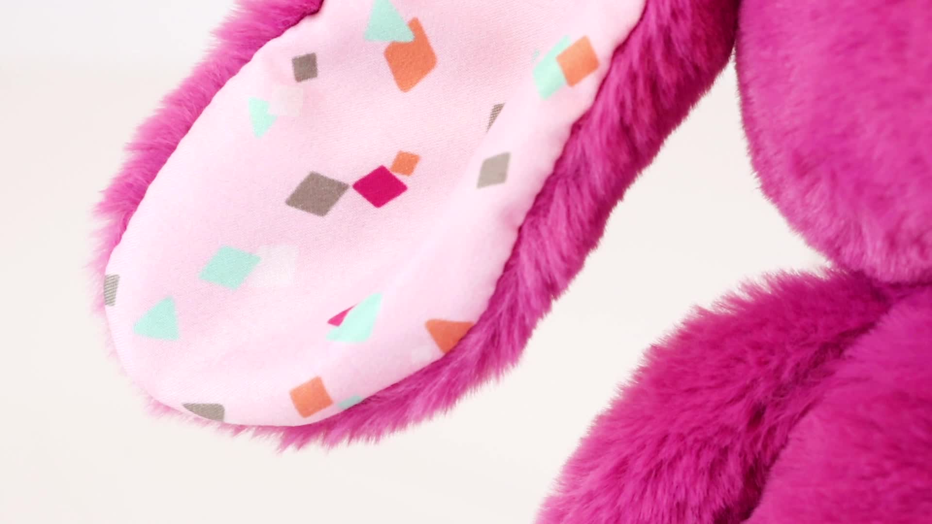 B. toys Kuscheltier Hase – Superweich mit langen Ohren – Plüschtier pink, Baby und Kinder Spielzeug für Mädchen und… – Bild 5