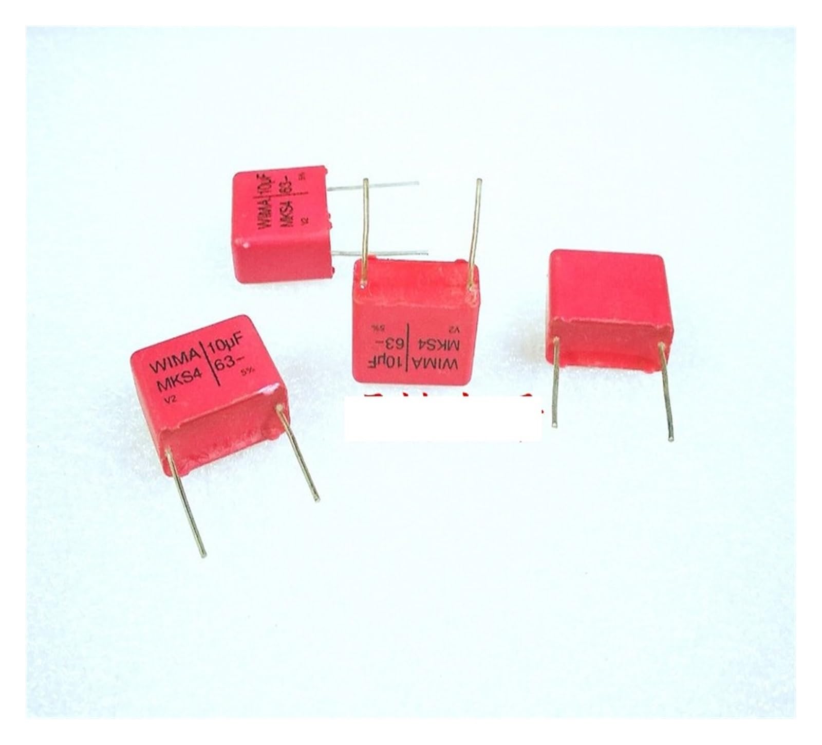 4pcs/10pcs capacitor MKS4 63V 10UF 106 63V P: 15mm Audio capacitor ITCLEYMDZV(10pcs)