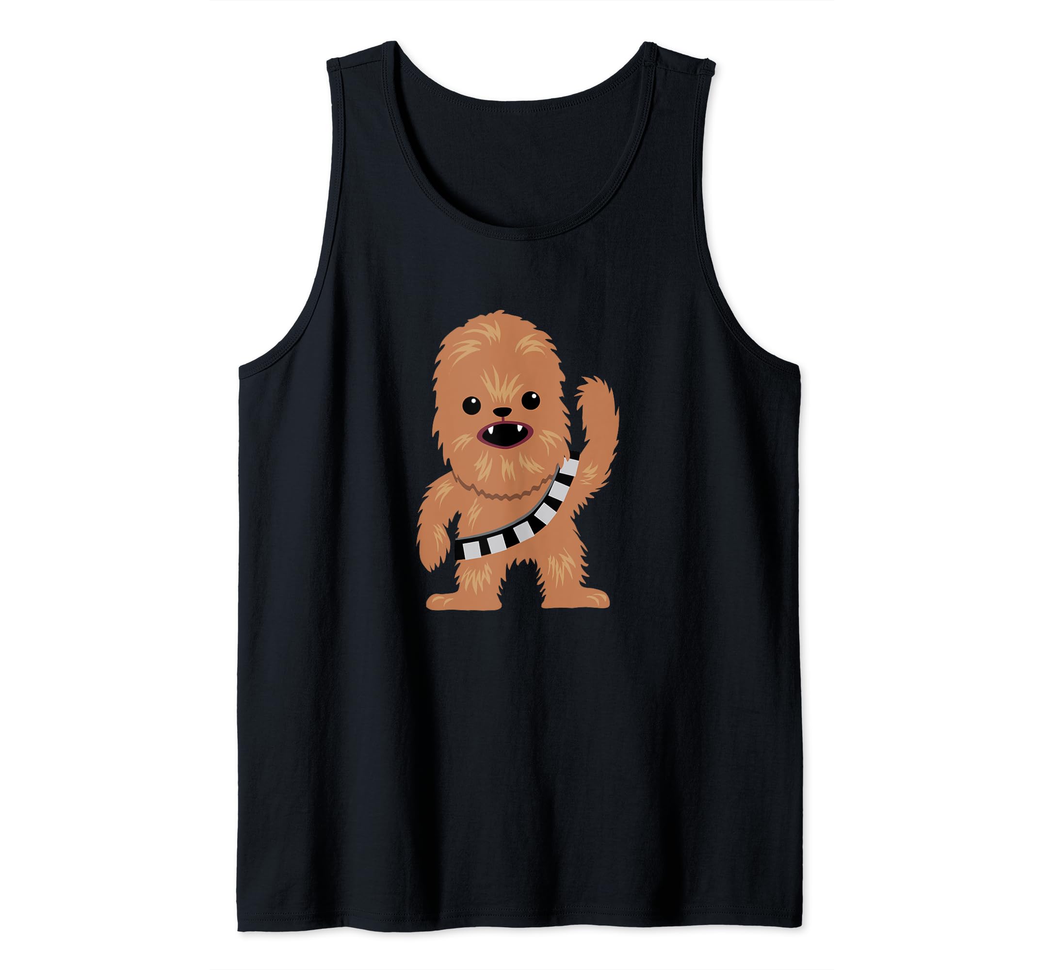 Star Wars Chewbacca Cutie Cartoon Chewie Tank Top, Black