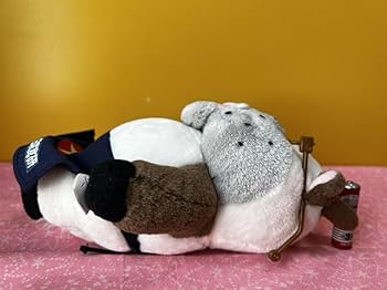 Amazon.co.jp: 晩餐館 牛 バンゾー ぬいぐるみ 焼肉のタレ レトロ レア