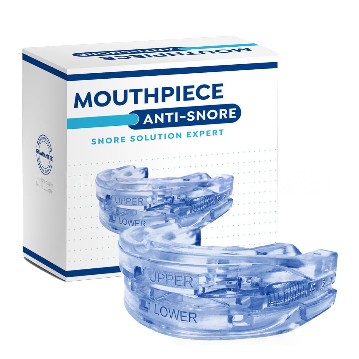 Anti Schnarch Schiene schnarchschiene Telorix Einstellbare Unsichtbares Anti-Schnarch-Gerät sleepzee (Blau)