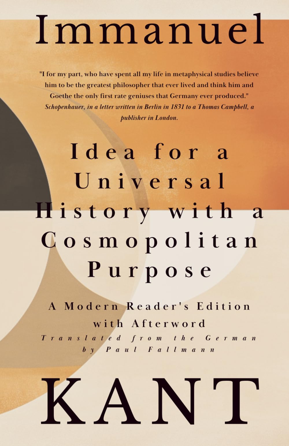 Idea for a Universal History with a Cosmopolitan Purpose