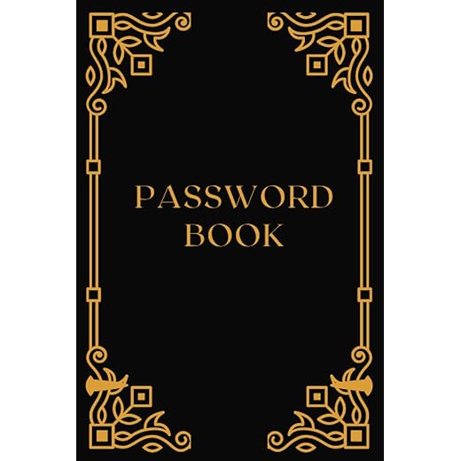 Password Book: password keeper book for log into my account,Perfect book for organising your login data informations 6 X 9 inches 120 pages