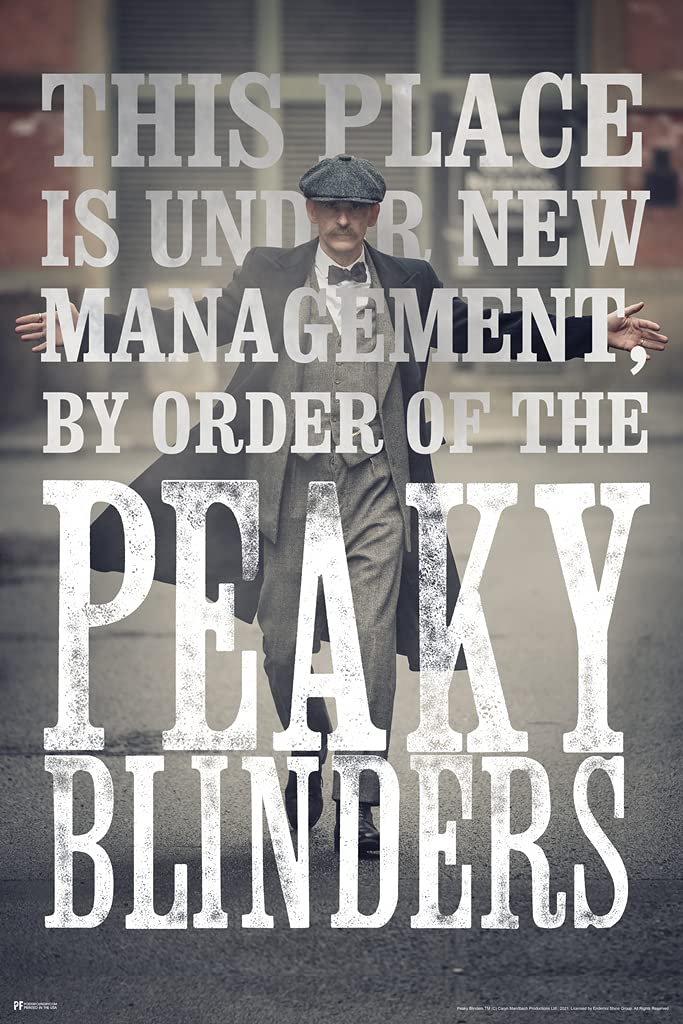 Buy Peaky Blinders Poster Under New Management by Order of the Peaky
