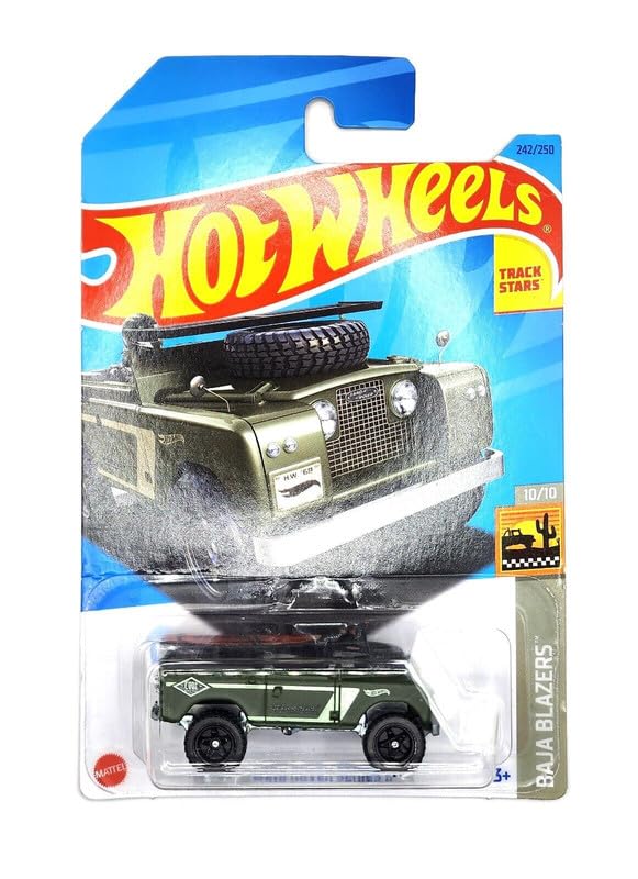 Image of Hot Wheels Land Rover Series II Baja Blazers Ages 3 and Up 242 /250 (Green)