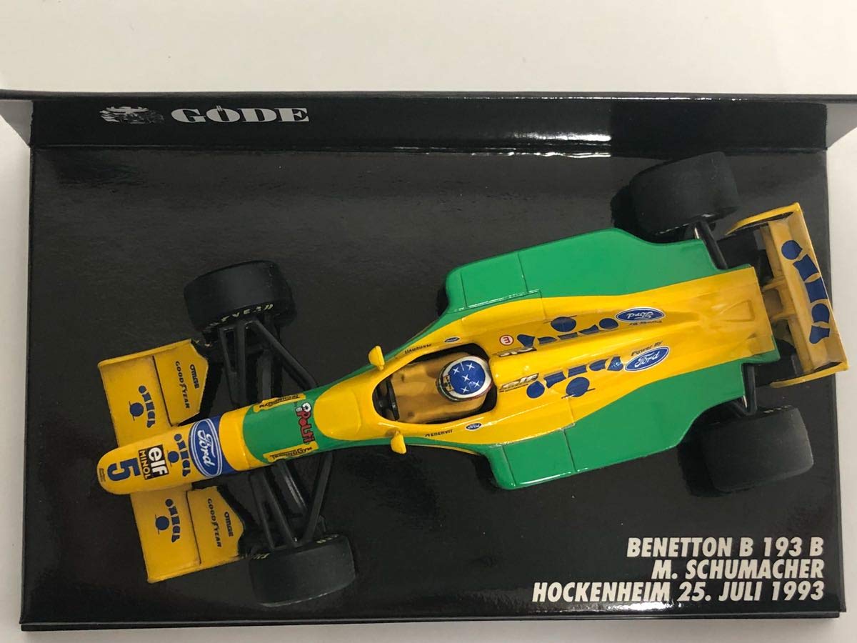 Amazon | 1:43 ミニチャンプス ベネトン B193B シューマッハ GODE別注