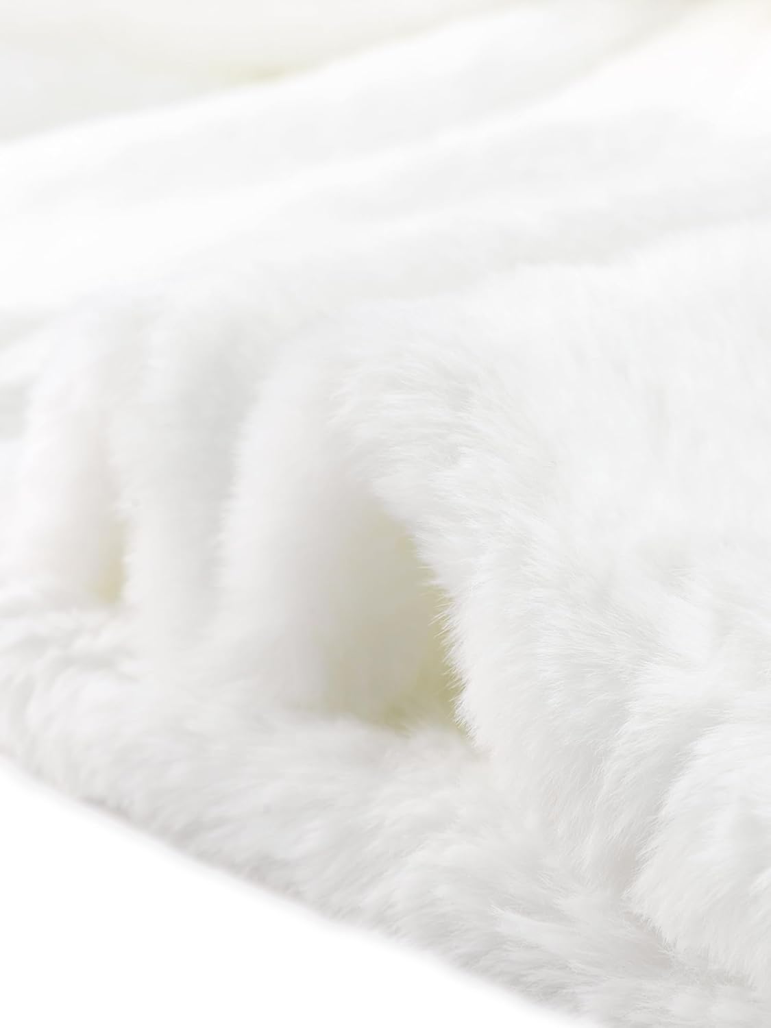 Seta T Women's Cropped Faux Fur Coat Fashion Winter Open Front Jacket Notch Lapel Long Sleeve Fluffy Coat - Image 6