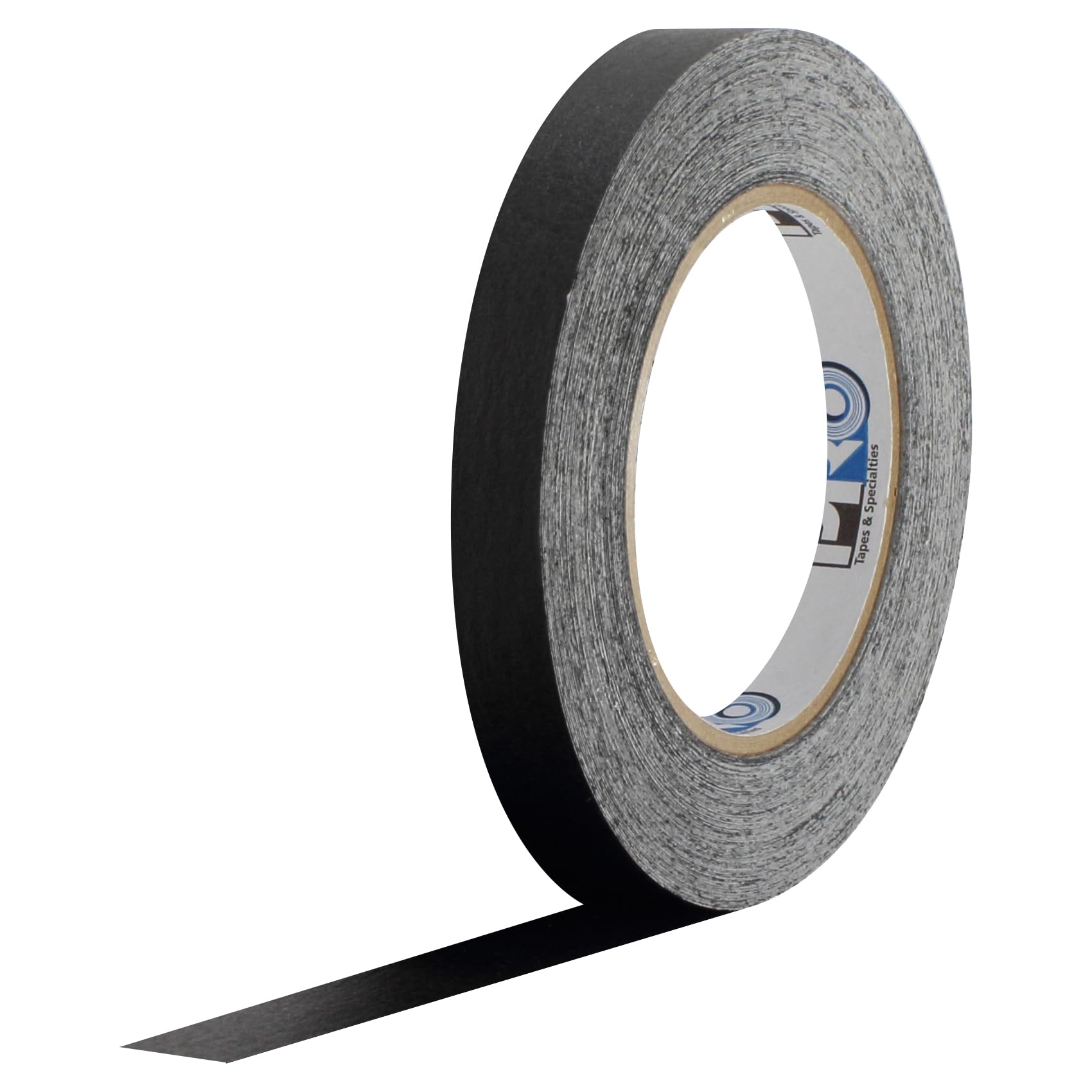 ProTapes 840178005380 Pro 46 Crepe Papel Cinta de carrocero, 60 yd. Longitud x 1/2 de ancho, negro