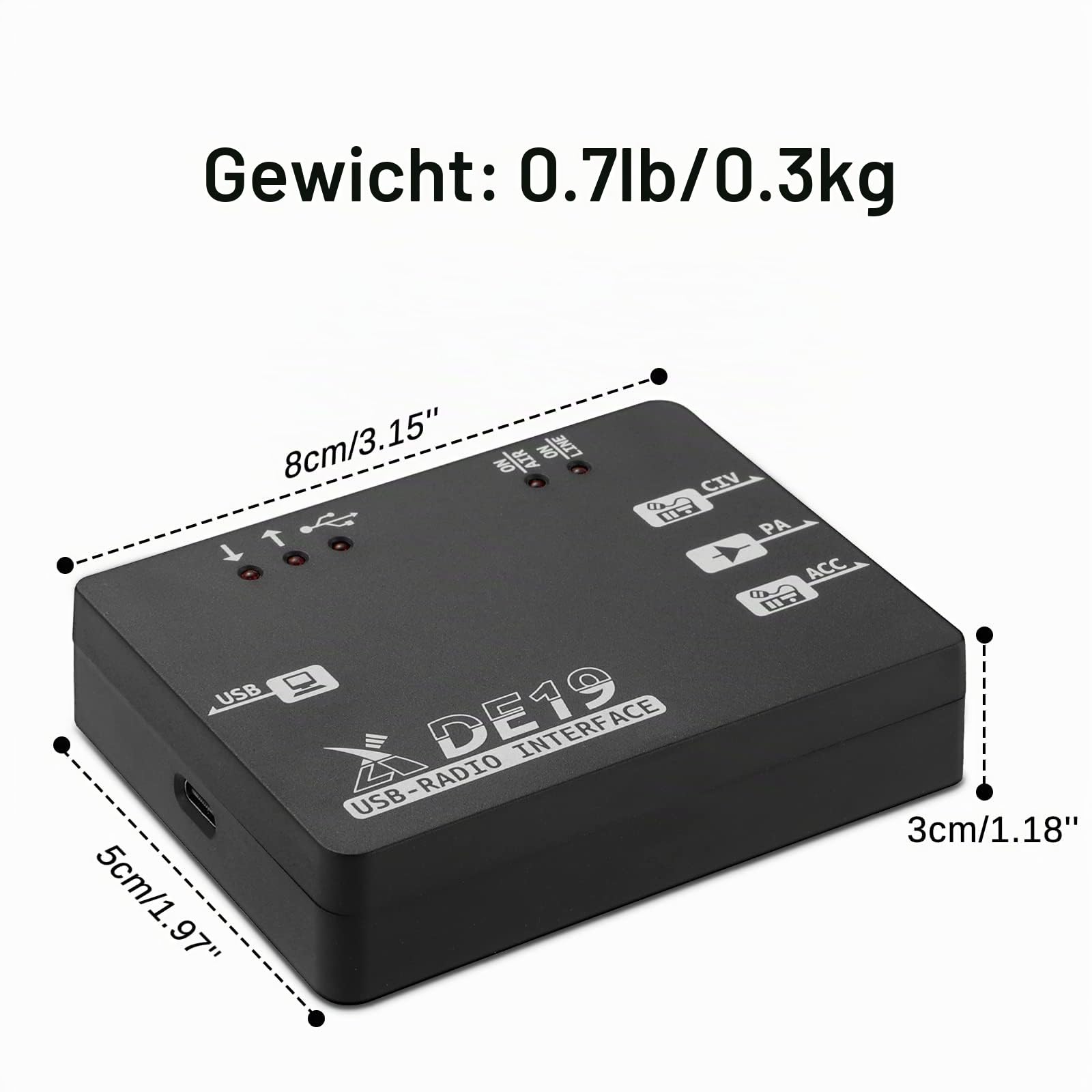 Xiegu DE-19 Erweiterung für G90, G106, X5105 und XPA125B