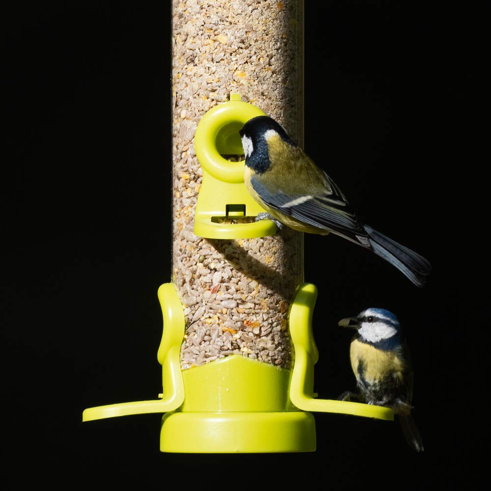 Mangeoire Pour Oiseau Vert/Argent - Trixie - 19 × 20 × 19 Cm - 1 L