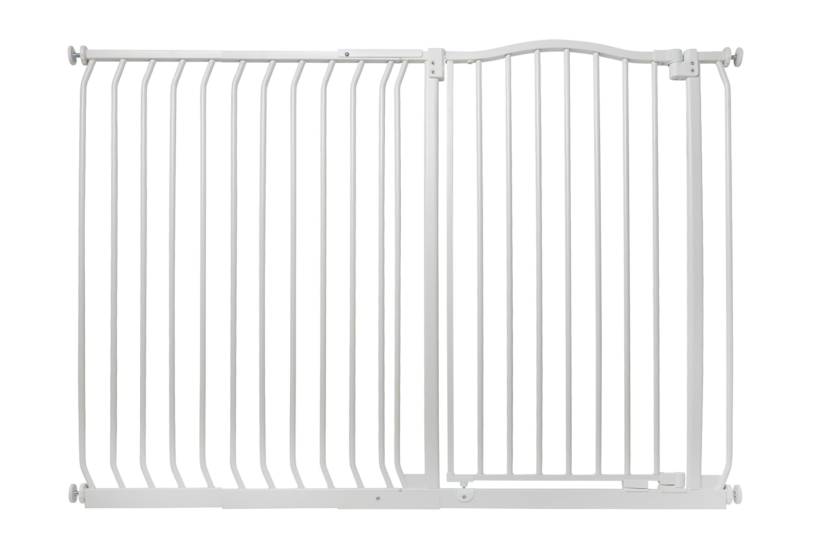 Safetots Extra Tall Curved Top Safety Gate, 116cm - 125cm, Matt Black, Extra Tall 100cm in Height, Pressure Fit Stair Gate, Baby Gate for Doors Hallways and Spaces, Safety Barrier, Easy Installation — view 24