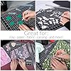 WA Portman 18x24 Inch Self Healing Cutting Mats for Crafts – Fabric Cutting Mat with Precision Craft Knife, 10#11 Hobby Knife Blades & Metal Ruler 24 Inch Cork Backed Ruler – All-in-One Craft Kit #5