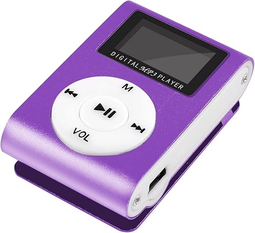 Miniatura 2 de Reproductor de MP3 para deportes, reproductor de música portátil USB de viaje con altavoz, pantalla LCD, música digital, tiempo de espera