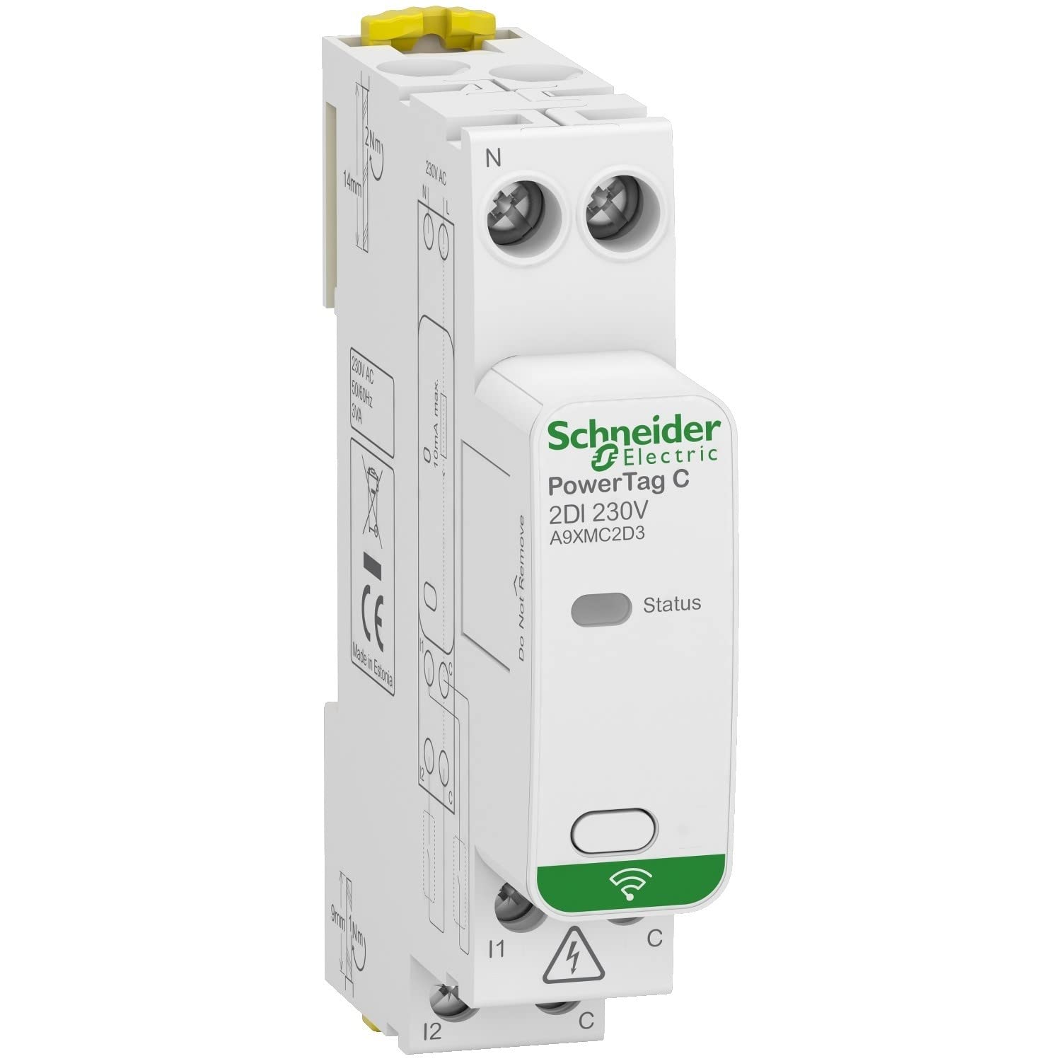 Schneider Electric PowerTag Control 2DI, Multicoloured