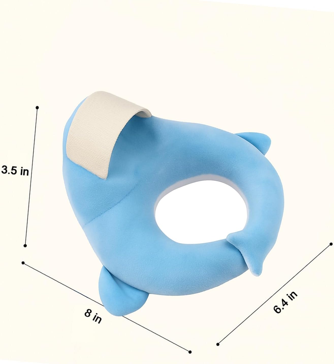 2-Pack Plush Whale Feeding Support Pillow – Parent-Assist Nursing Aid, Soft Arm Cushion, Comfortable & Washable image 3 of 5 B0FNJPPLGK