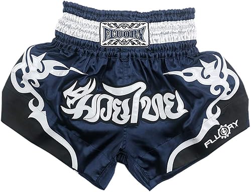 Miniatura 107 de Fluory - Pantalones cortos de lucha para muay thai, shorts de MMA, ropa de entrenamiento para lucha en jaula, grappling, artes marciales, kickboxing
