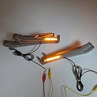 Vista 6 de HTTMT - (Luz LED de señal de giro) Soporte de estribera de pasajero trasero plateado compatible con 04-07 Hond CBR1000RR [P/N: MT390-015A-SR]