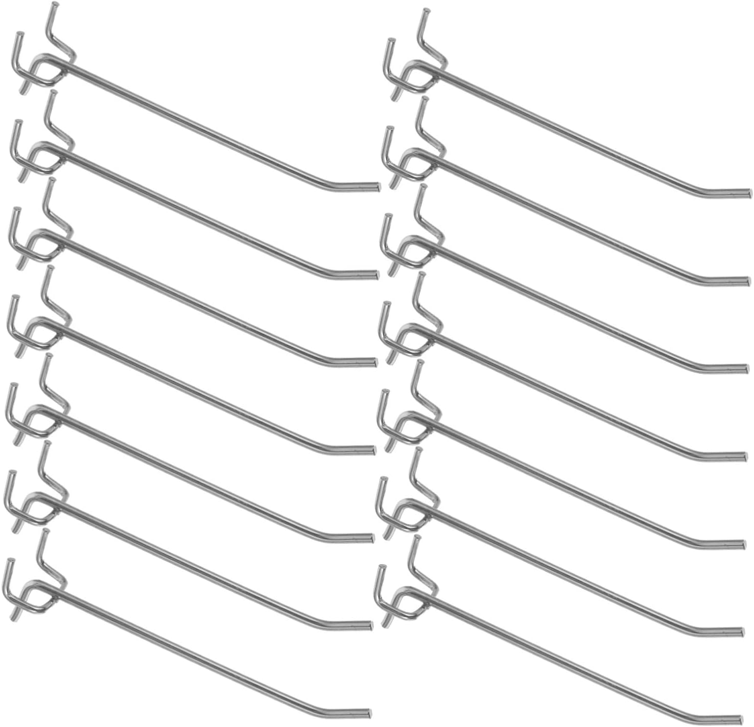 PRETYZOOM Pegboard Hook Kit 50pc Utility Hooks for Wall Tool Hangers Craft Storage