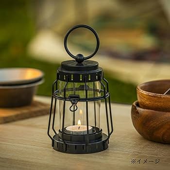 Amazon.co.jp: カインズ(CAINZ) キャンドルランタン ブラック