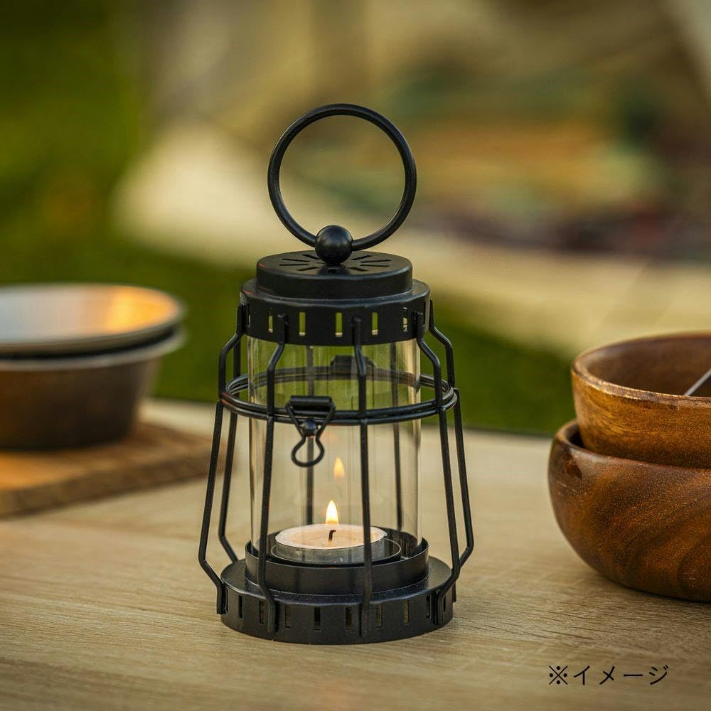 Amazon.co.jp: カインズ(CAINZ) キャンドルランタン ブラック