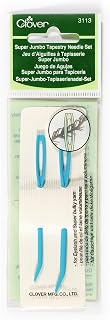 Clover Jumbo Tapestry Bent Tip Needles, 2 Sizes