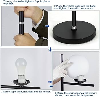【M1813-92-63】新品未使用 フロアランプ LED 電球 9W フロアランプ LED対応 PFL-1SU-B ブラック 7176963│アイリス