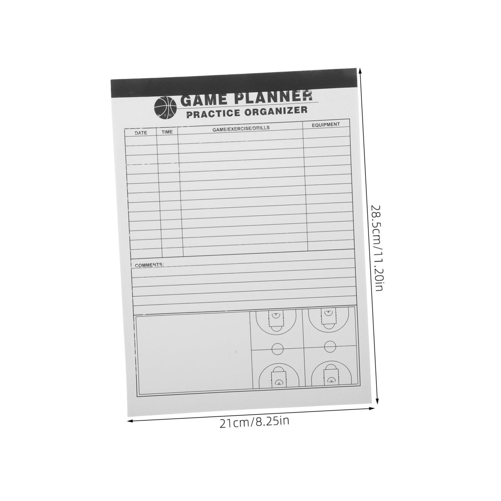 Abaodam Basketball Scorebook Basketball Scribe Player Evaluation Strategic Arrangements