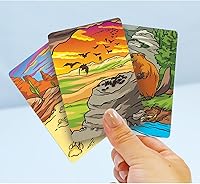 Vista 6 de Masterpieces Jr Ranger Poop Tracks Card Game, Ages 6+, 2-6 Players, Medium