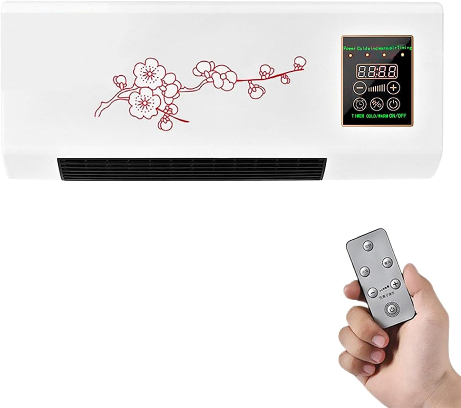 12,000 BTU Portable & Wall Mount Air Conditioner - 2025 New SplitMax AC, Ultra Quiet Fast Cooling/Heating Energy Efficient, Multi-functional Mini AC for Home, Windows, Mobile Use