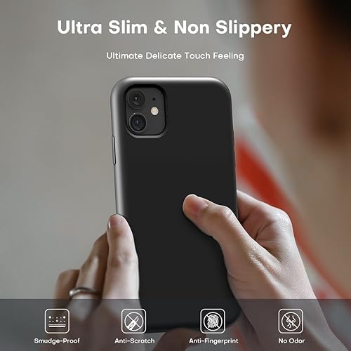 Miniatura 6 de TOCOL Funda 5 en 1 para iPhone 13 Pro, con 2 protectores de pantalla + 2 protectores de lente de cámara, funda delgada de silicona para iPhone 13