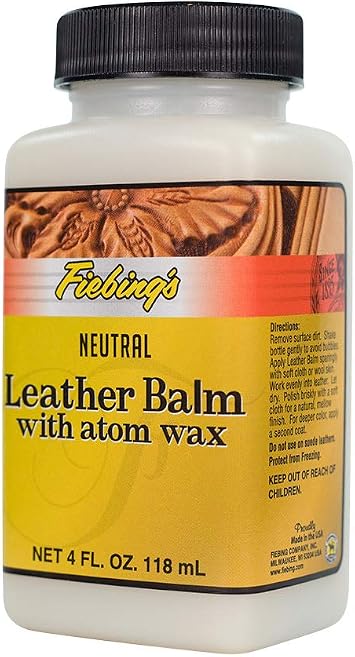 Fiebing's Leather Balm with Atom Wax 4oz