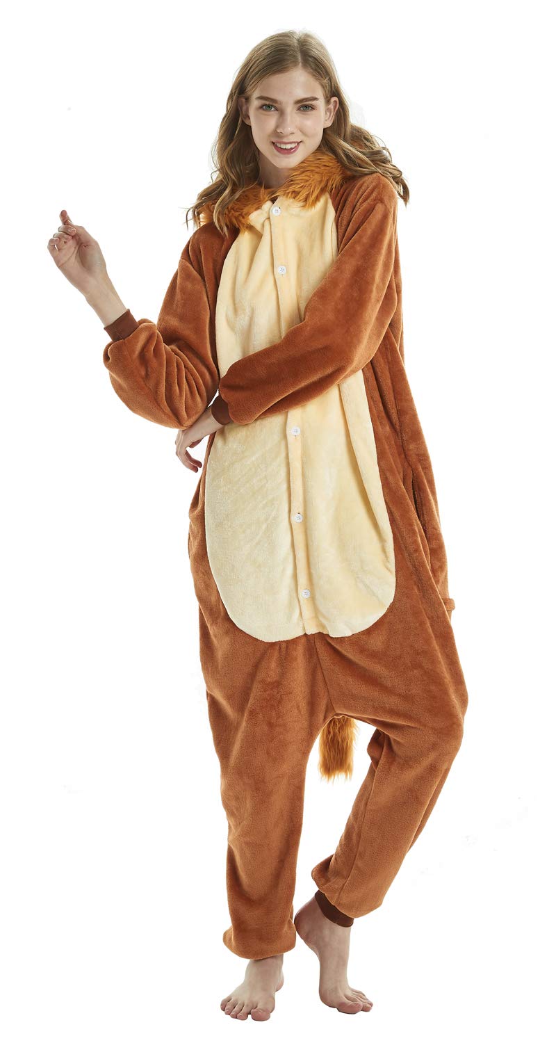 Onesie Pijamas de Animales, Unisex Adultos Pijamas Cosplay Traje Dibujos Animados Pijamas Ropa de Dormir Diaria
