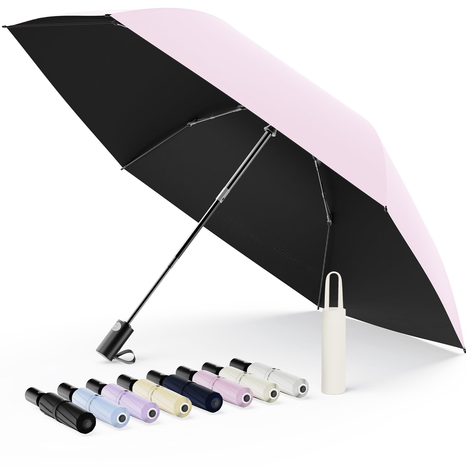 Alwgreen Sun Umbrella UV 100% Light Block Auto Open Foldable JIS Certified 8oz