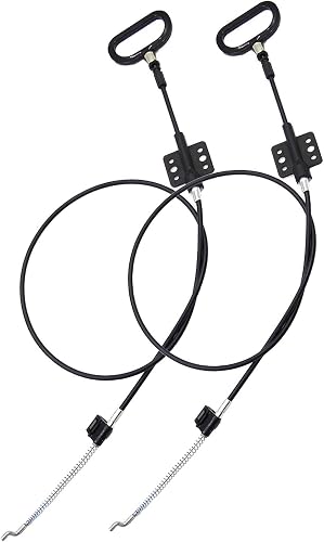 2 Pieces Recliner Release Cable Replacement D-Ring Pull Handle, Exposed Length 4.75" with S Tip