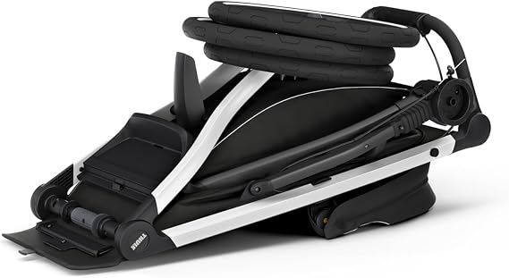 Thule Glide 3 Single Child All-Terrain & Jogging Stroller, Lightweight, air-Filled Tires, Twist Hand Brake, Fixed Front Wheel