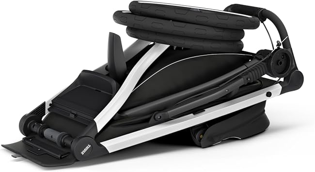 Thule Glide 3 Single Child All-Terrain & Jogging Stroller, Lightweight, air-Filled Tires, Twist Hand Brake, Fixed Front Wheel