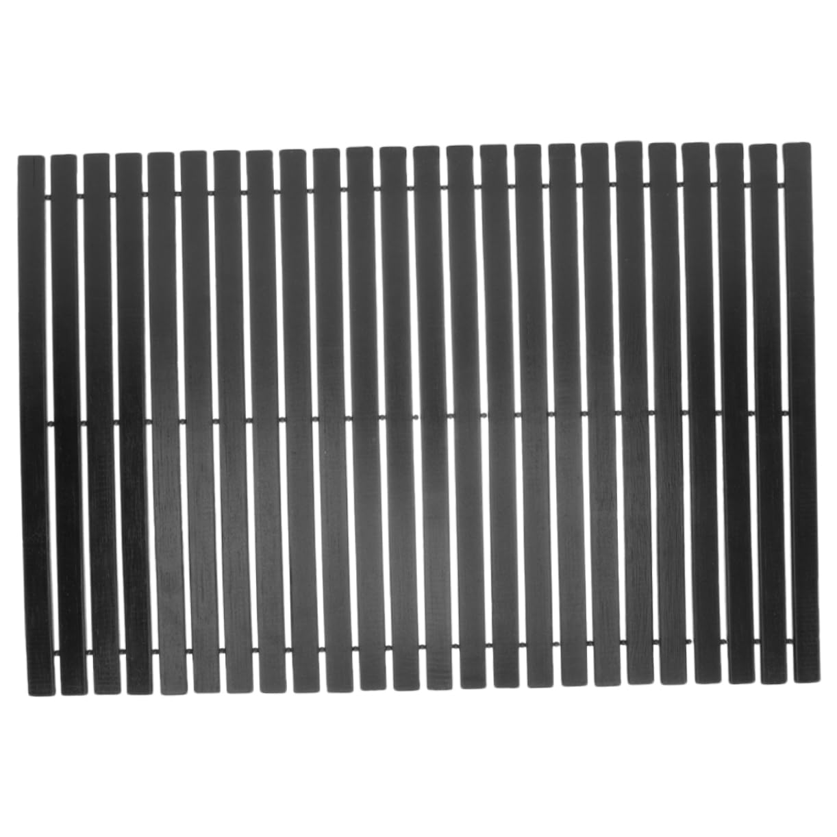 Tapis de bain en bambou Cabilock noir pour transformer l'ambiance de votre douche