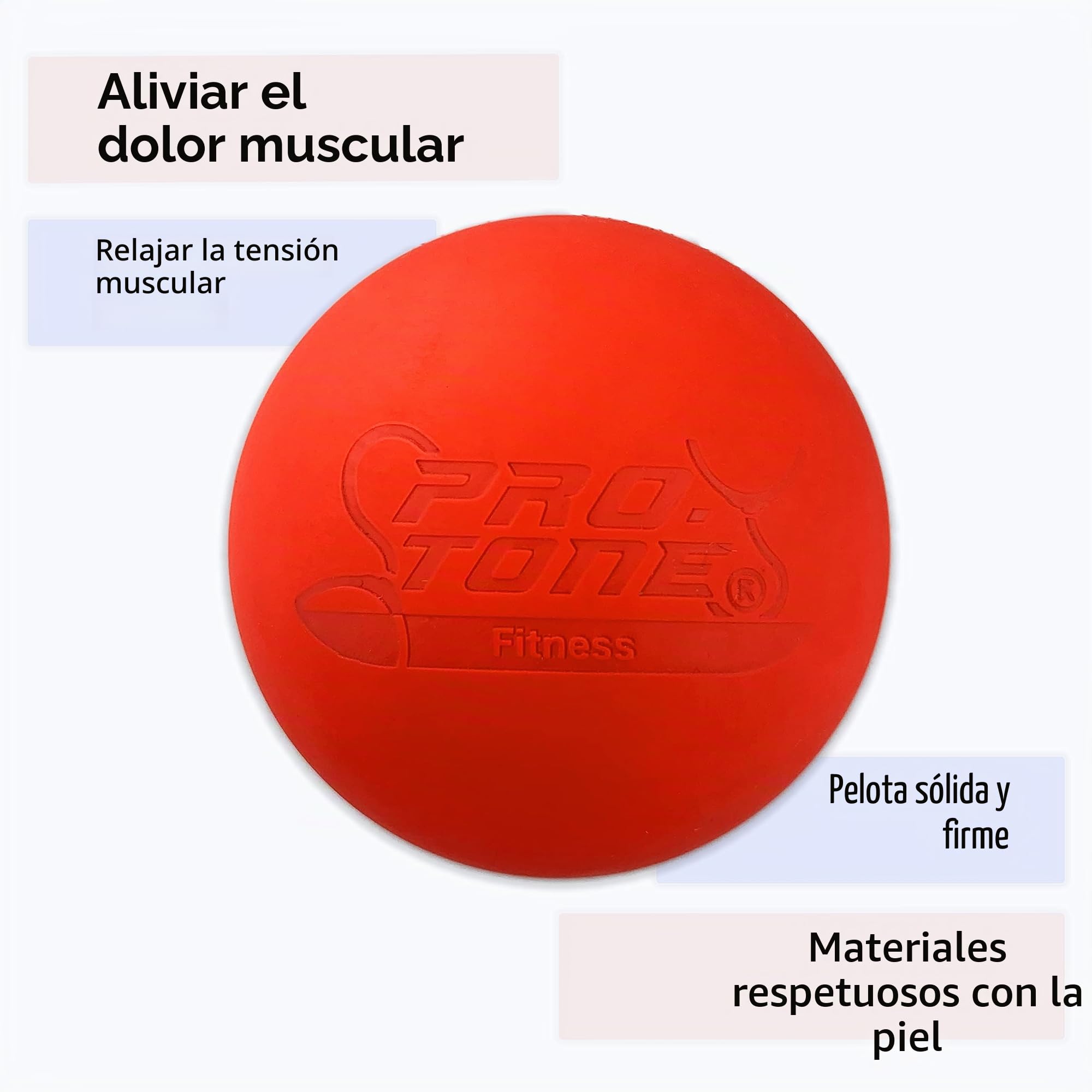 PROTONE Lacrosse Bola para Punto de activación Masaje/rehabilitación/Fisioterapia/Crossfit (Azul)