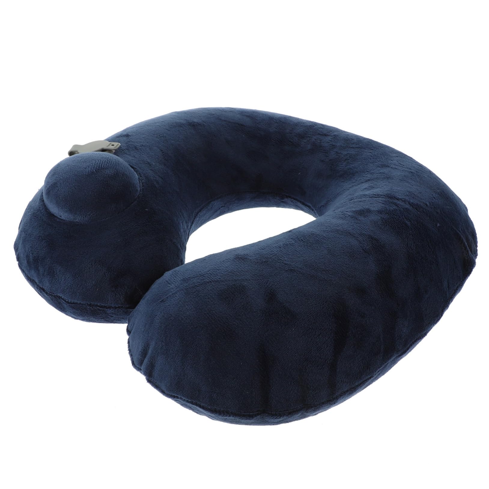 Alipis Almohada Inflable Cuello Forma Almohada de Viaje Cervical Cómoda para Aviones Autobuses Trenes Hogar U Oficina Color Oscuro