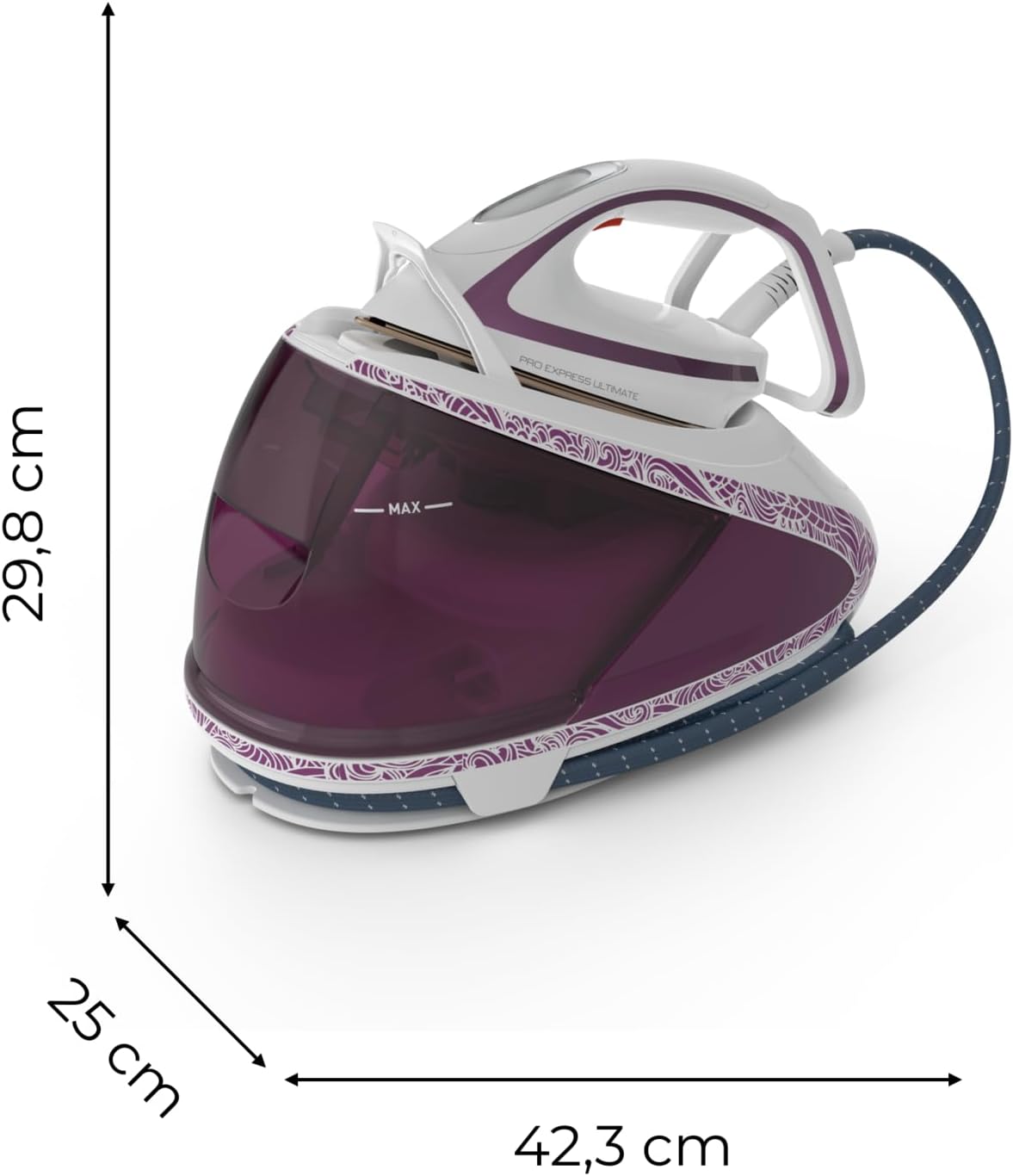 Calor Pro Express Ultimate, Centrale Vapeur Haute Pression, 7,3 Bars, Débit vapeur 490 g/min, 5 réglages, Fabriqué en France, GV9560C0 — vue 8