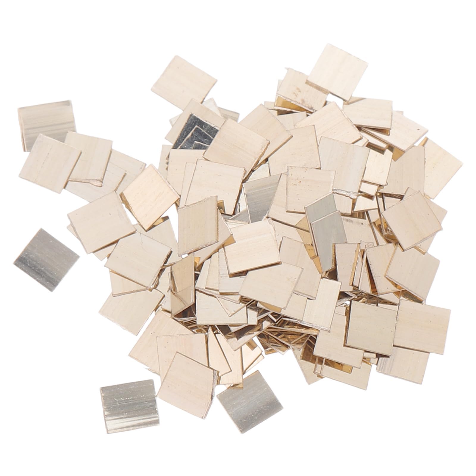 CRAFTHROU Low Temperature Silver Solder 2X2Mm Precut Chips 100Pcs for Jewelry Making and Welding Equipment