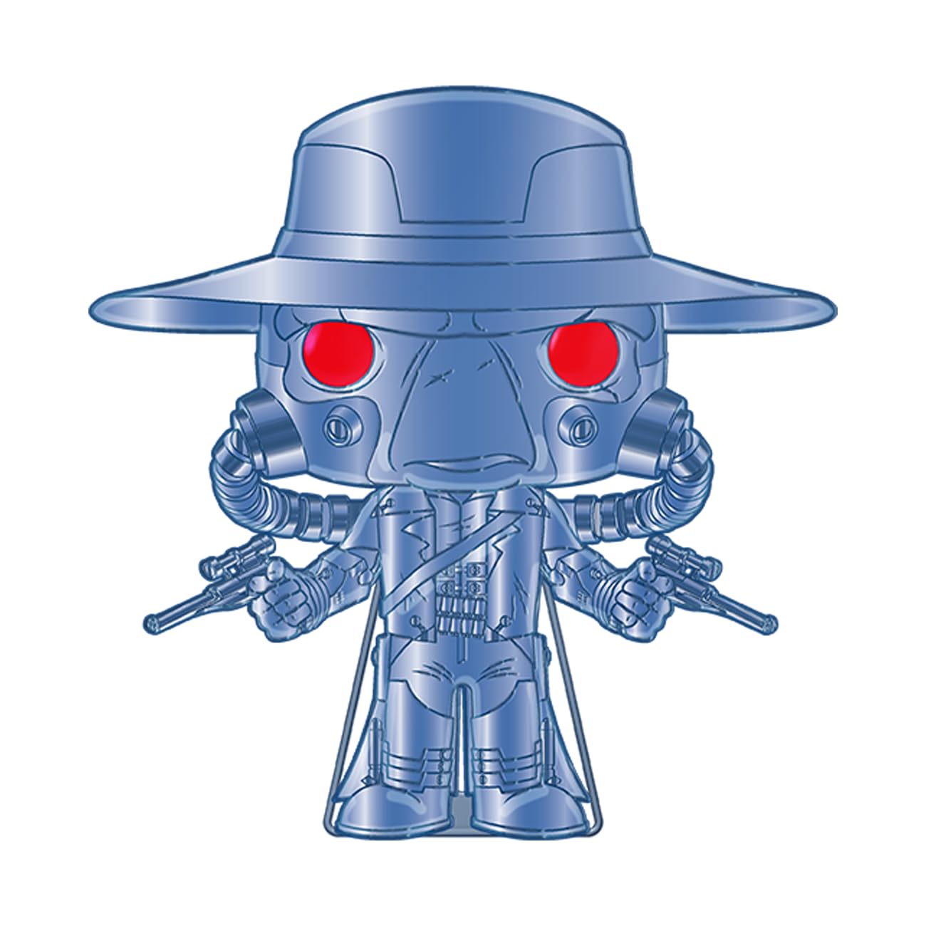 Funko Group POP! Large Enamel Pin Star Wars: Clone Wars - Cad Bane - Star Wars Enamel Pins - Cute Collectable Novelty Brooch - do plecaków i torebek - pomysł na prezent - Official Merchandise