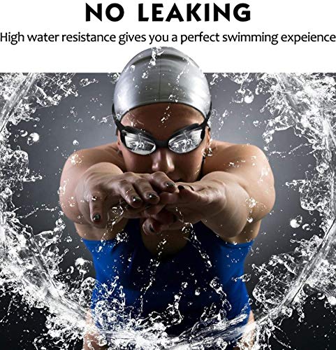 Allpaipai Swim Goggles - Swimming Goggles,Pack Of 2 No Leaking Anti Fog Uv Protection Triathlon With Nose Clips + Ear Plugs,Swim Goggles For Women Men Adult Youth Kids Child #TOP6