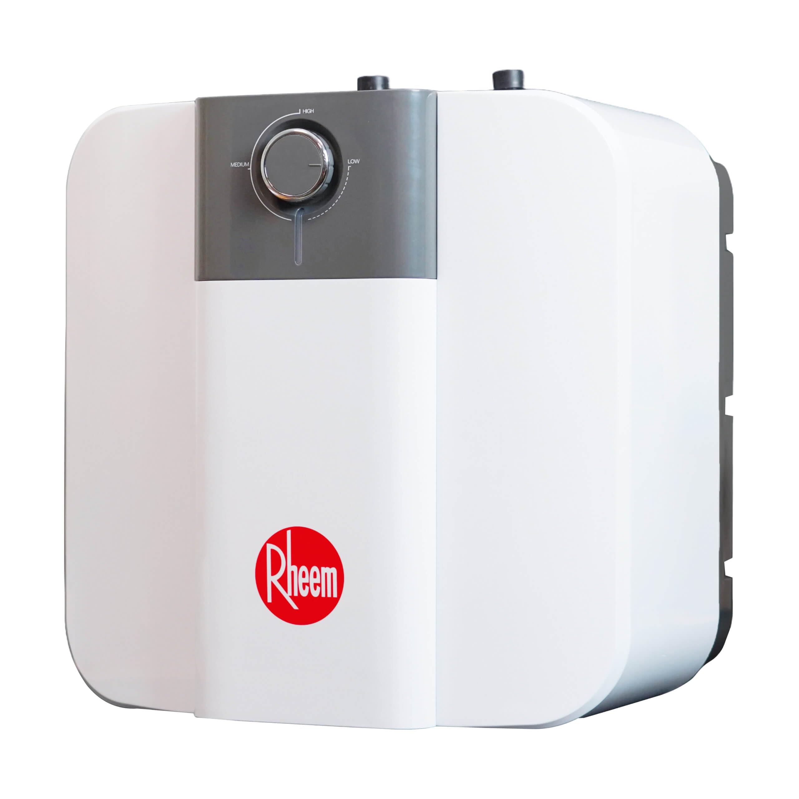 Rheem MiniTank Scaldabagno Elettrico 15L con Termostato Regolabile | Caldaia Elettrica a Risparmio Energetico - Serbatoio Smaltato Antiruggine - Installazione Facile con Staffa Inclusa