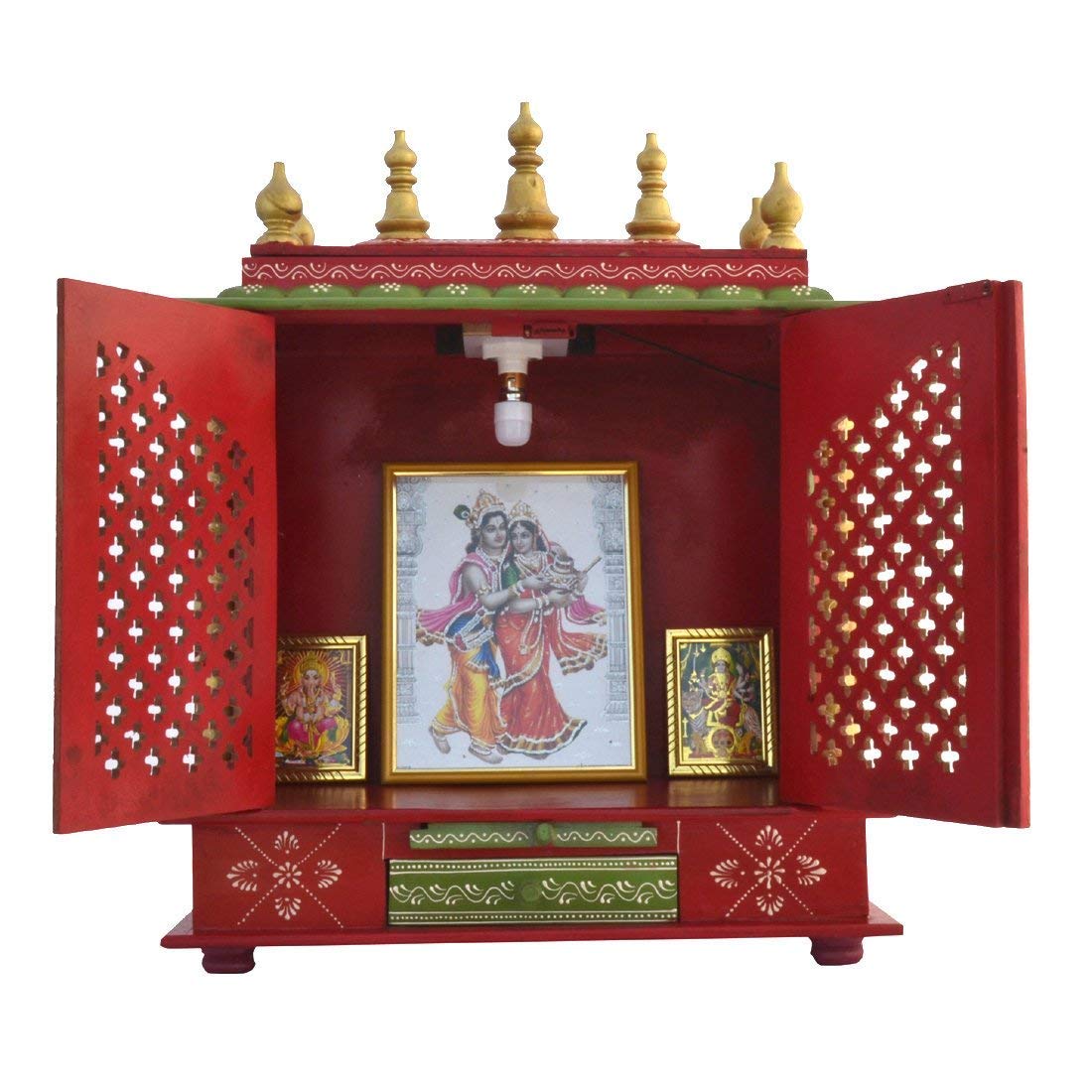 Buy Fasherati DIVINE mandir LED Light Home Temple/Pooja Mandir/Wooden
