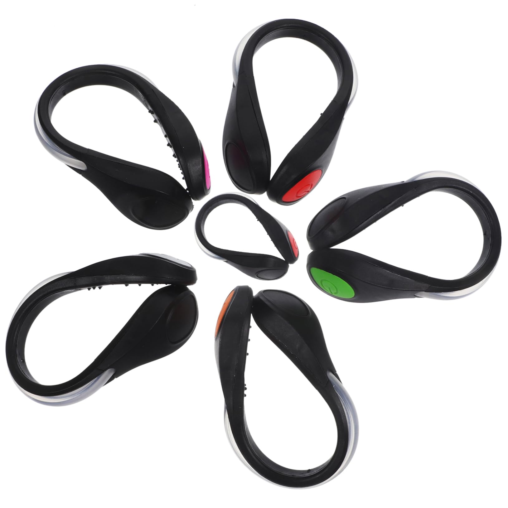 BRIGHTFUFU Waterproof Led Shoe Clip Lights Safety Running Gear for Night Jogging Random Color