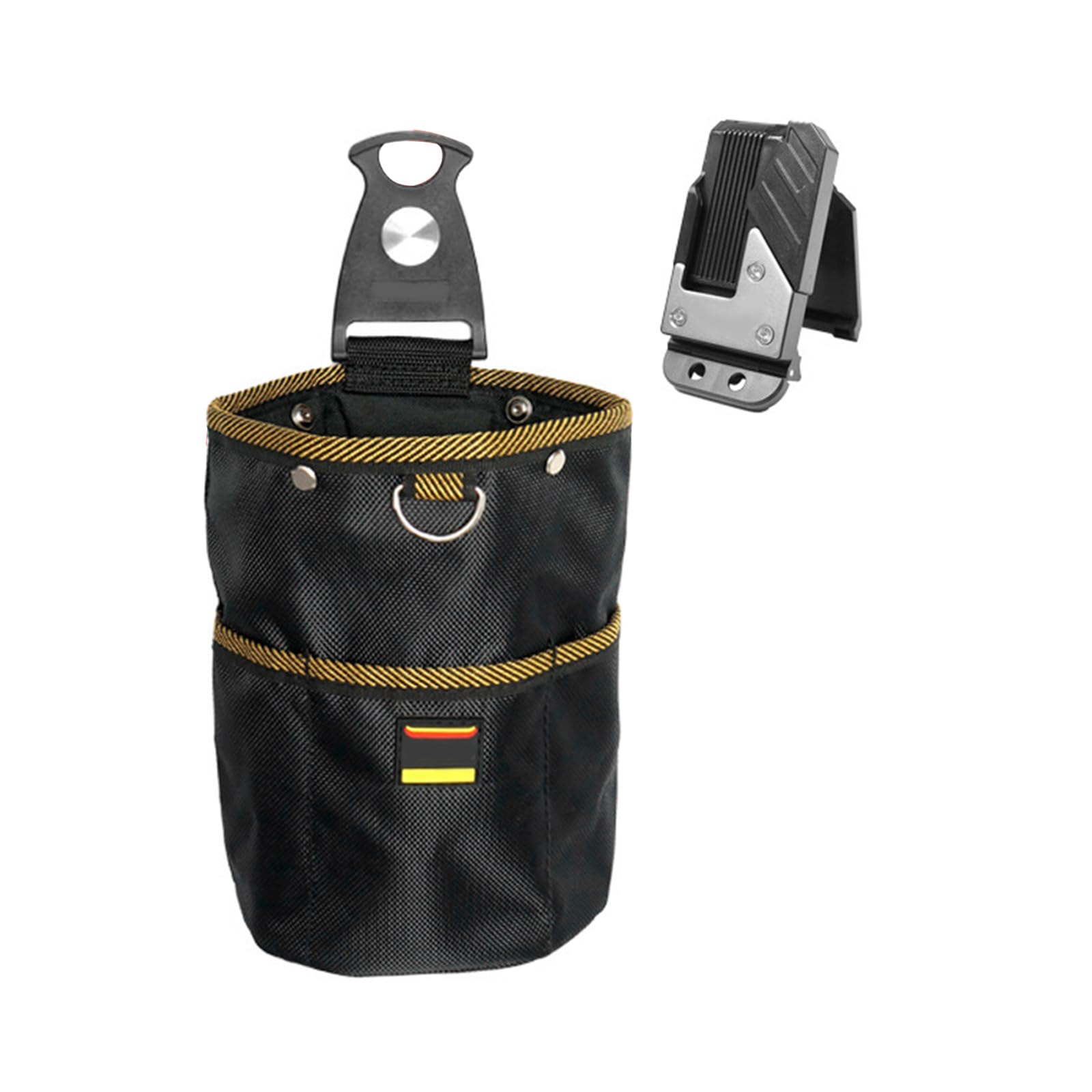 Nails Tool Bag Tool Pouches Quick-Hanging Screws Storage Bag for Electrician Plumber Carpenter Contractor Handy Quick-Hanging Storage