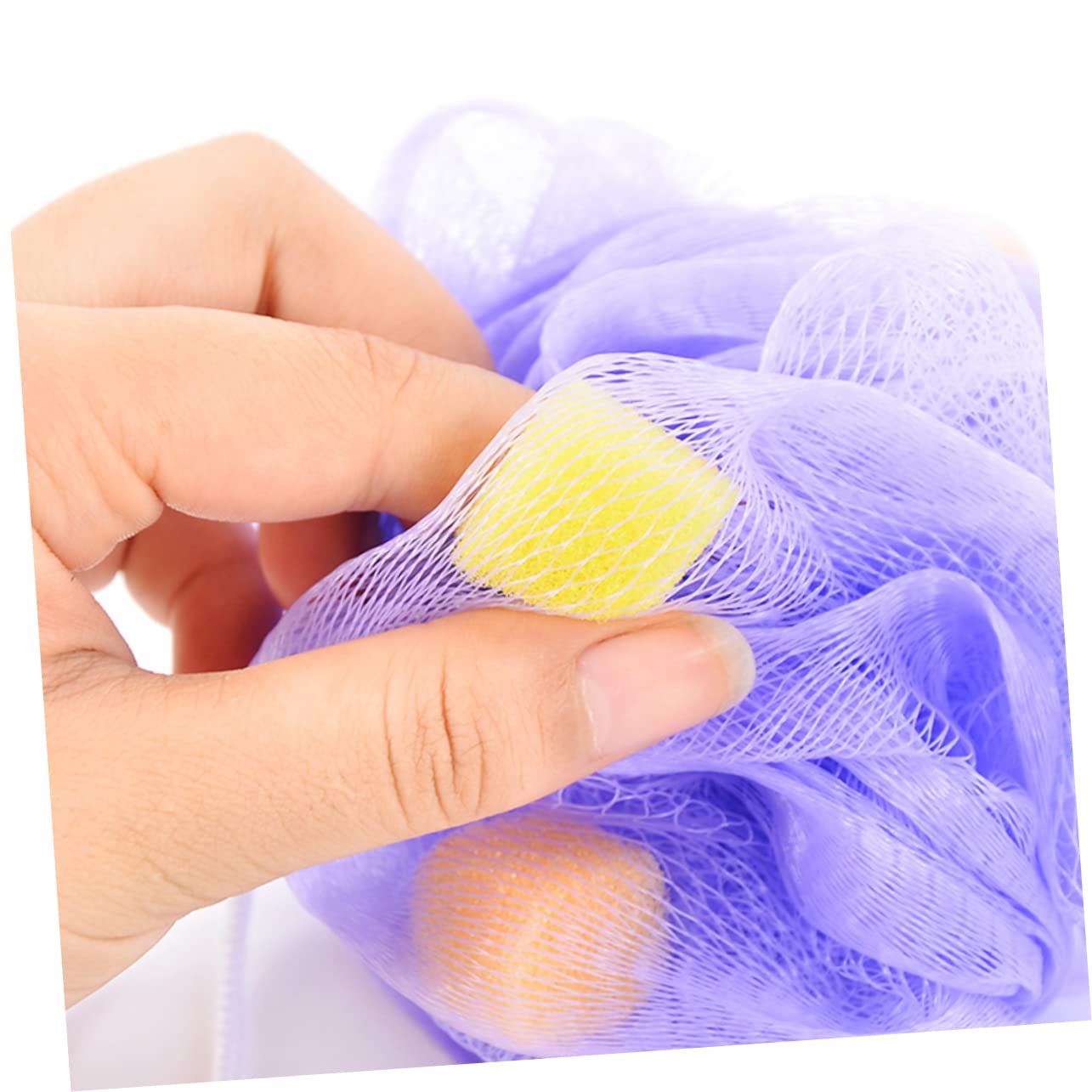 OATIPHO 1 Pack 10pcs Colorful Shower Sponges Soft Mesh Bath Balls for Exfoliating Cleaning for Gentle Skin Care with Wash Shower Gel Random Colors Included Random Color