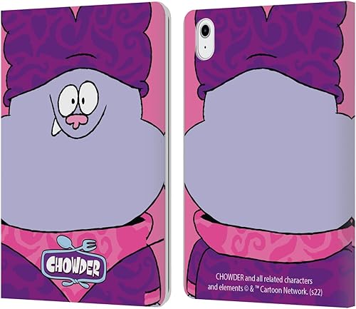 Head Case Designs Chowder con licencia oficial Funda de piel con gráficos de cara completa compatible con Apple iPad Air 11 2020202220242025