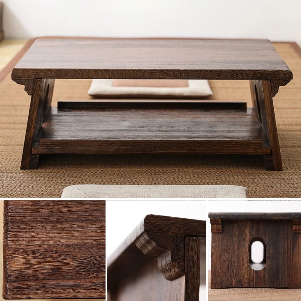 Amazon.com: End Tables Coffee table, Vintage, 2-layer Coffee Table
